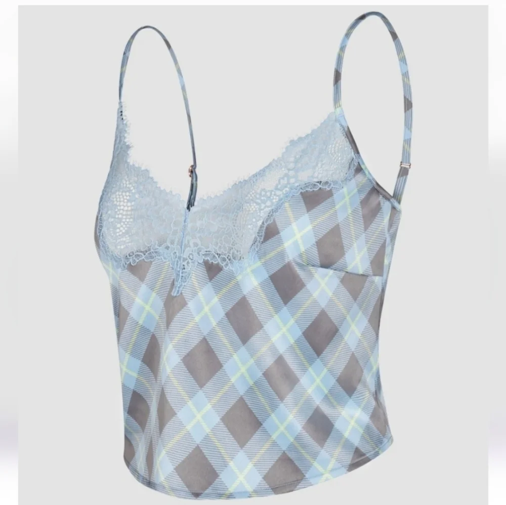 NWT Savage X Fenty Nite Shade Sleep Pant, cami and cheeky undies set sz Medium - Picture 2 of 4